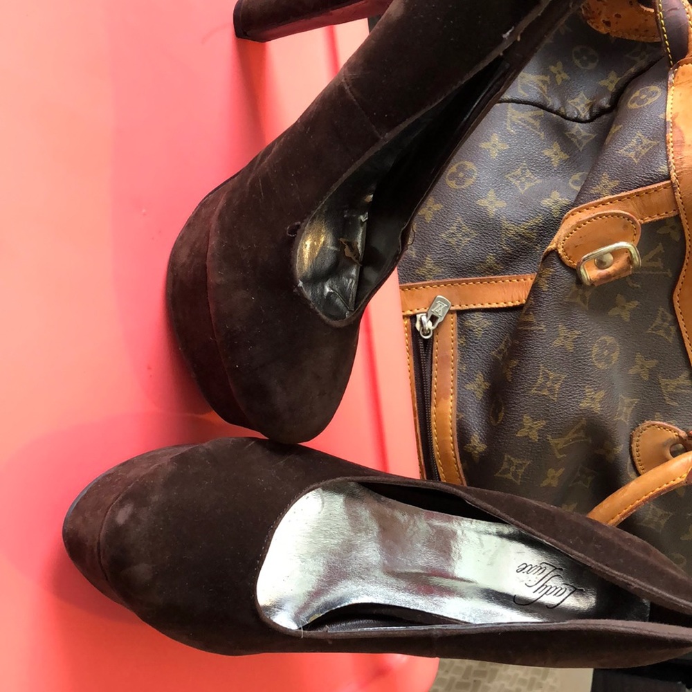 Brown heels
